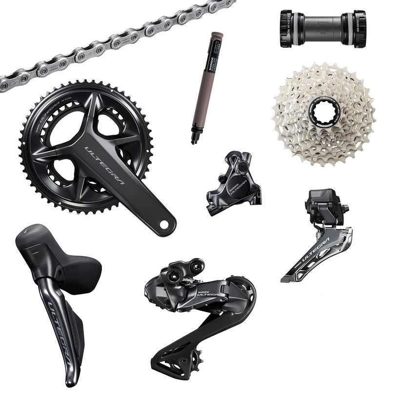 SHIMANO ULTEGRA R8150 DI2 12 Speed Groupset - New! 172.5mm/52-36