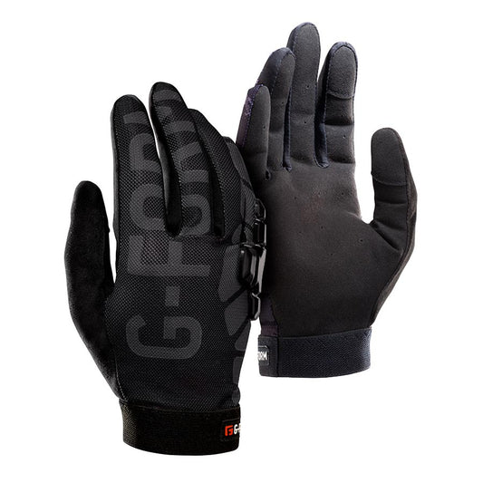 G-Form Sorata 2 Trail - Full Finger Gloves - Sizes S/M/L - Black - Pair
