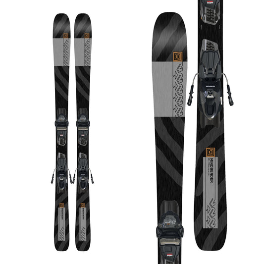 K2 Mindbender 85 Men's Skis 2024 with Marker Quikclik Bindings - 177cm - NEW!