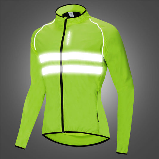 WATERPROOF/WINDPROOF Men's Long Sleeve Cycling Jacket/Windbreaker