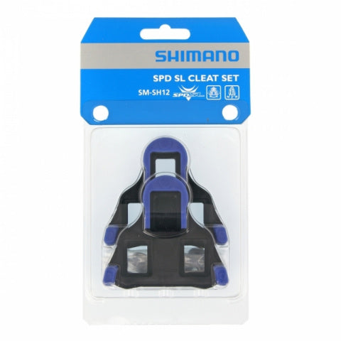 Shimano SM-SH12 SPD-SL 2° Cleats - Blue
