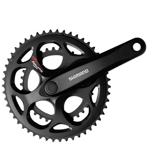 Shimano FC-A073 7/8 Speed Double 34/50T Road Crankset - 170mm - Square - Black