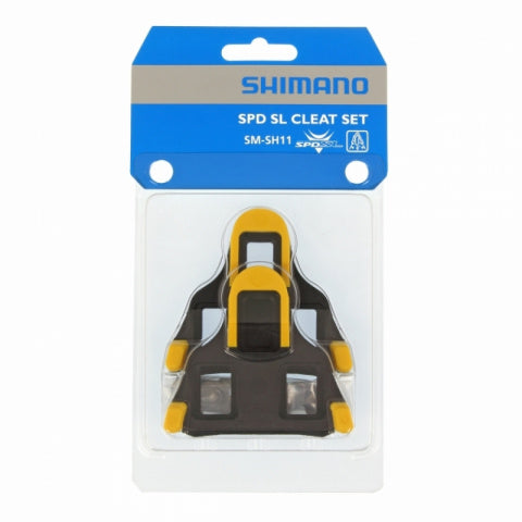 Shimano SM-SH11 SPD-SL 6° Cleats - Yellow